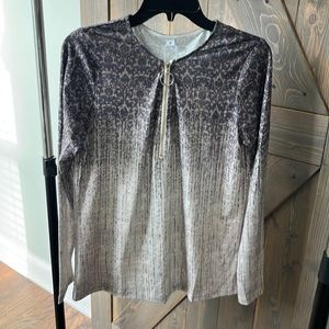 Made with Love half-zip blouse